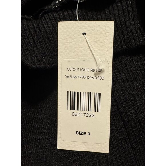 Fashion To Figure Black Long Back Shoulder Shrug Duster Sweater Plus Size 0 NWT - Picture 11 of 13